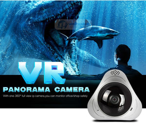 960P 3D VR WI-FI Camera 360 Degree Panoramic IP Camera 1.3MP FIsheye Wireless Wifi Smart Camera TF Card Slot IR 10M Mini IP Cam - virtualelectronicsstore.com