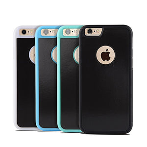 Anti Gravity Phone Bag Case For iPhone X 8 7 6S Plus Antigravity TPU Frame Magical Nano Suction Cover Adsorbed Car Case - virtualelectronicsstore.com
